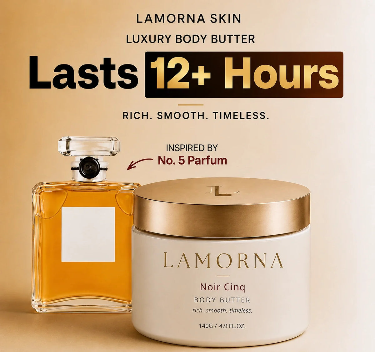 Lamorna Noir Cinq Luxury Body Butter